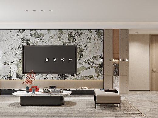 现代中式/轻奢/家装/3D效果图
