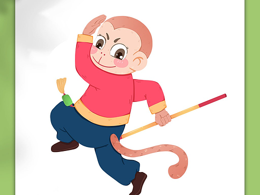 猴子插画