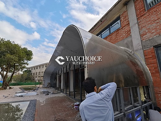 文化传承与创新，不锈钢门头点亮陶瓷博物馆