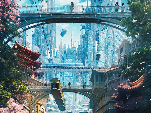 元宇宙也许就这样！以色列3D大牛创造的未来世界，超壮丽震撼！