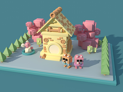 C4D学习及练习输出