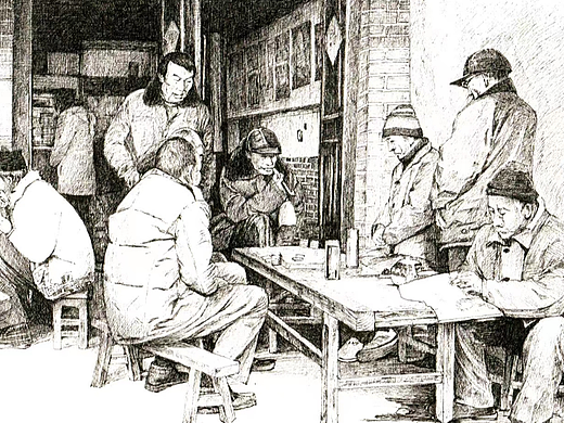钢笔画分享