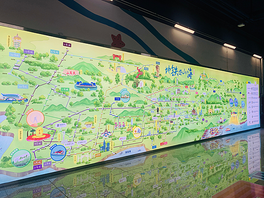 深圳地铁手绘地图