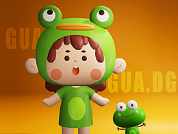 「呱呱小冬瓜」-原创IP设计