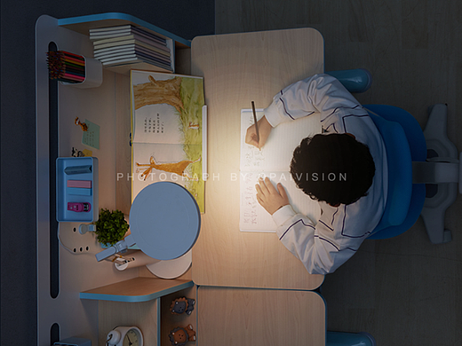 产品摄影 | 『比格熊』儿童学习桌椅