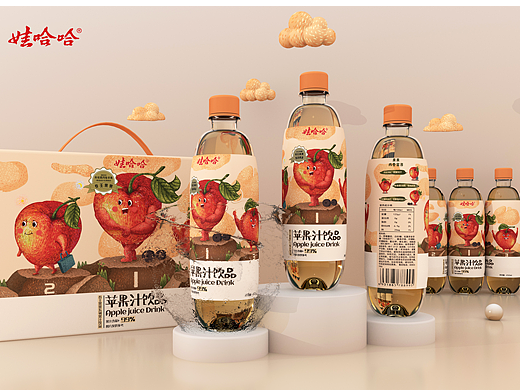 娃哈哈”卷王果果“包装设计