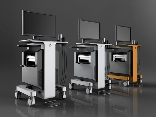 眼科超聲臺車（個人主頁-ZNjMzMDUwNjA=） - 電子產(chǎn)品 - 站酷設計師中創(chuàng)智訊工業(yè)設計原創(chuàng)素材 - 站酷ZCOOL