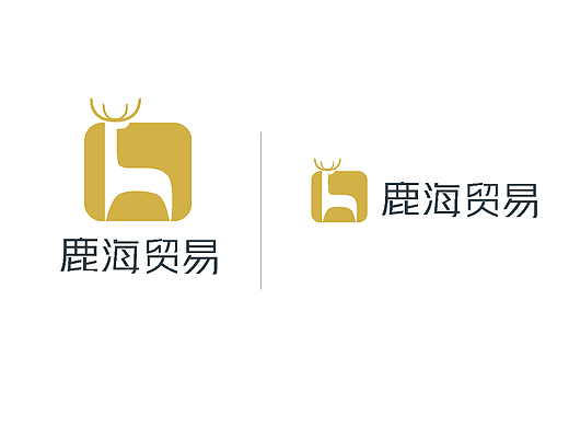 鹿海贸易LOGO