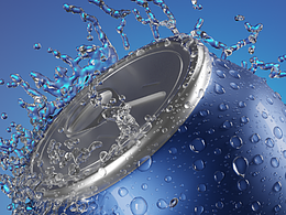 用Blender做物理模擬和eevee渲染器做透明