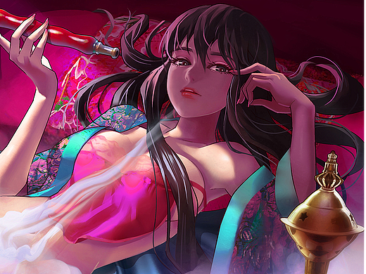 霧里看花（個人主頁-ZNjU2NjM3MzY=） - 商業(yè)插畫 - 站酷設(shè)計師禾火力戈_原創(chuàng)素材 - 站酷ZCOOL