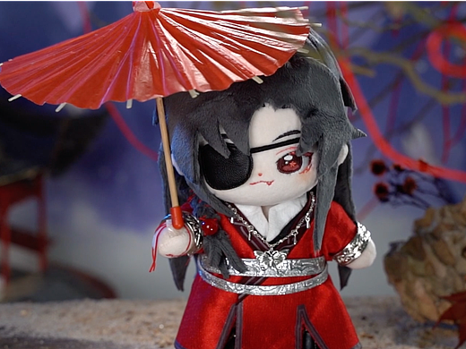 IP棉花娃娃商品视频-天官赐福-鬼王花城/少年花城