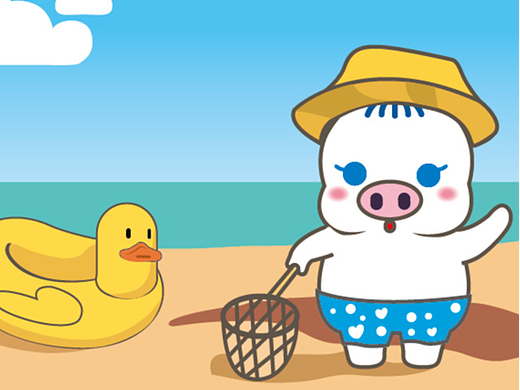 小猪“不不”的表情包