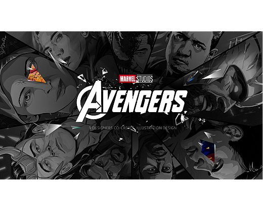 《漫威·復(fù)仇者聯(lián)盟-聯(lián)合創(chuàng)作》（個(gè)人主頁(yè)-ZNjY2Mjg4MzI=） - 藝術(shù)插畫 - 站酷設(shè)計(jì)師DOMO尖椒原創(chuàng)素材 - 站酷ZCOOL
