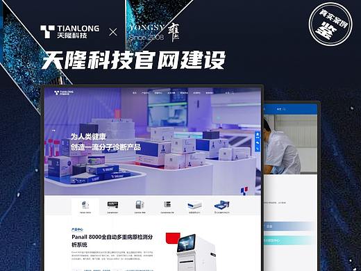 【上海雍熙YONGSY】高端网站建设：天隆科技官网