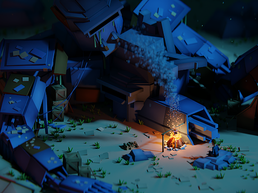 Blender练习作品（个人主页-ZNjM3MDI2NzY=） - 其他三维 - 站酷设计师Sugarcat原创素材 - 站酷ZCOOL