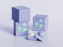 简笔插画/可爱的护手霜包装设计