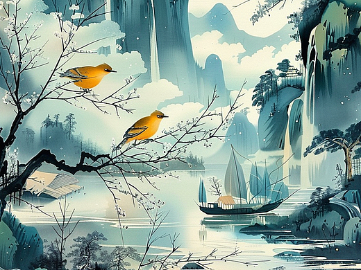 《绝句》 |  杜甫