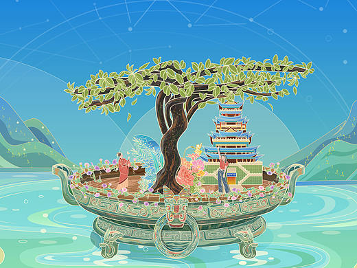 腾讯探元文创设计大赛-来自西周的述说-逨盘