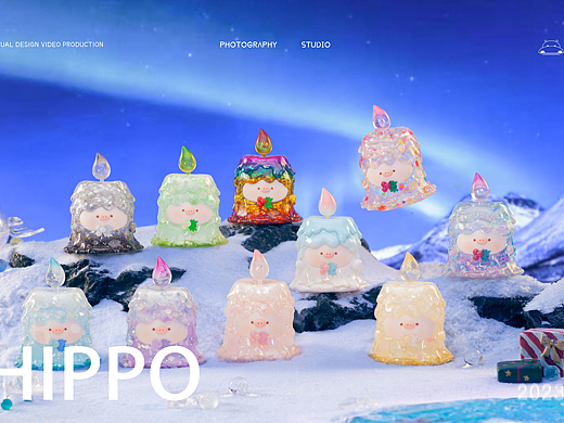 视觉设计-甜宝小猪星愿蜡烛一周年限定系列