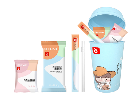 奶茶包装（个人主页-ZNjIxMjY3NDQ=） - 包装 - 站酷设计师黄锡健原创素材 - 站酷ZCOOL