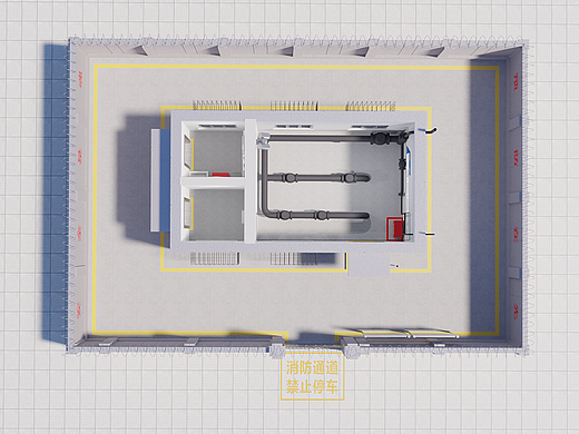 燃气站标志牌blender效果图展示！