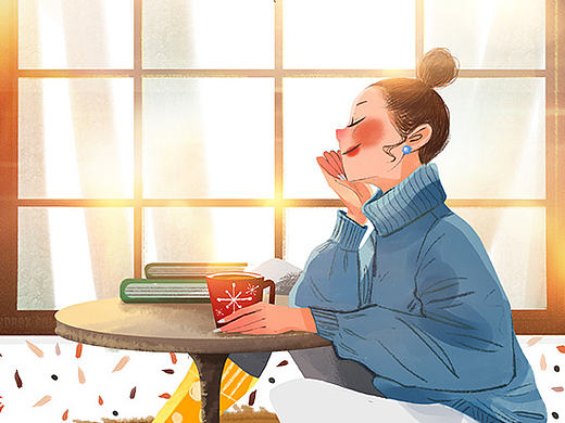 每个节日，我都会为你画一张小卡片