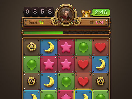 朋克风格游戏界面