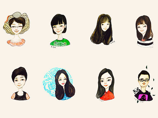 手繪頭像（個(gè)人主頁-ZMTczOTkyNTI=） - 藝術(shù)插畫 - 站酷設(shè)計(jì)師nearninini原創(chuàng)素材 - 站酷ZCOOL