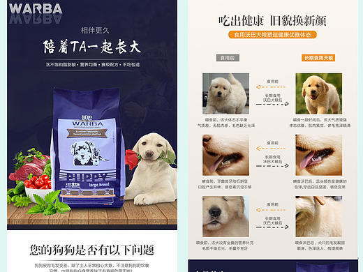 宠物用品 狗粮详情页