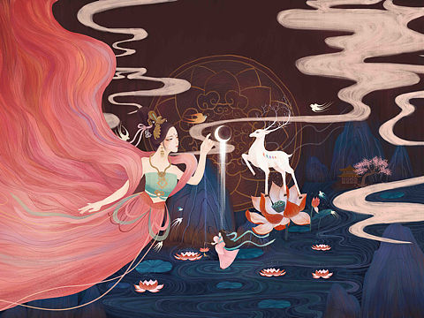 第一次尝试古风绘画