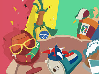 世界杯球迷闪屏创作分享