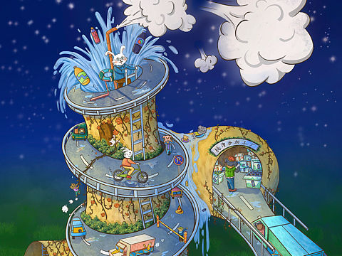 带你走近另一个世界（个人主页-ZNjExNzAyNDg=） - 艺术插画 - 站酷设计师chu0原创素材 - 站酷ZCOOL