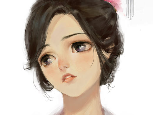 半張古風(fēng)（個(gè)人主頁(yè)-ZMjExMjk5NTI=） - 創(chuàng)作習(xí)作 - 站酷設(shè)計(jì)師兮一柚原創(chuàng)素材 - 站酷ZCOOL