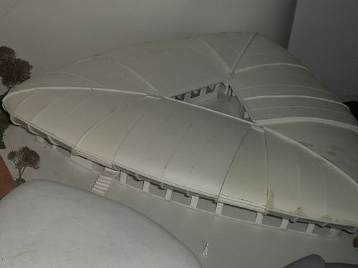 学生时期做的一个建筑模型