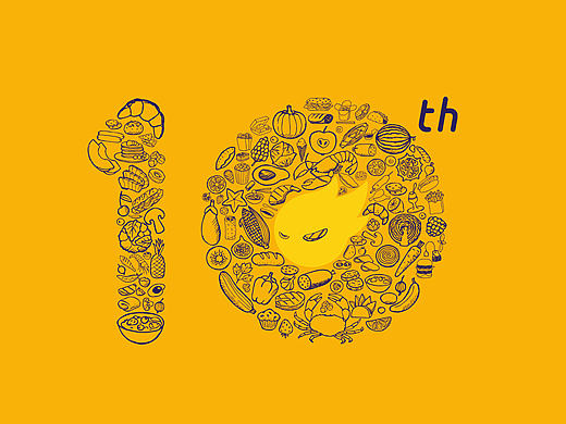 站酷十周年 吃货大集合（个人主页-ZMTc3MDc3Njg=） - 海报 - 站酷设计师Freedom李原创素材 - 站酷ZCOOL