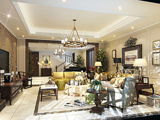 嘉兴市 美式风格混搭 别墅