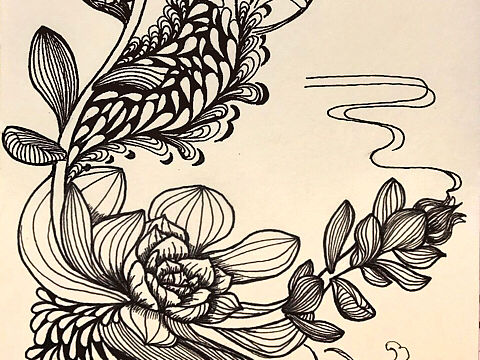 装饰画 插画 手绘 黑白（个人主页-ZMzE0NDg5ODQ=） - 创作习作 - 站酷设计师U_Umi嘎原创素材 - 站酷ZCOOL