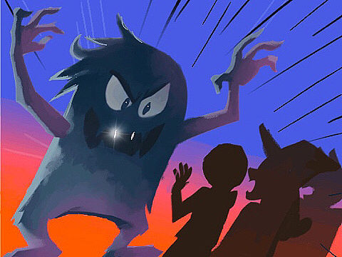 “小恶魔”主题插画