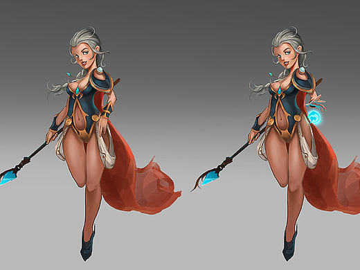 人物（个人主页-ZMTc1MDMwNDQ=） - 游戏原画 - 站酷设计师大土豆子ZLH原创素材 - 站酷ZCOOL