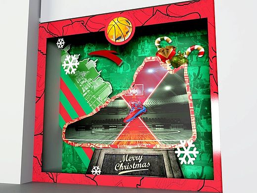 圣诞橱窗、橱窗设计