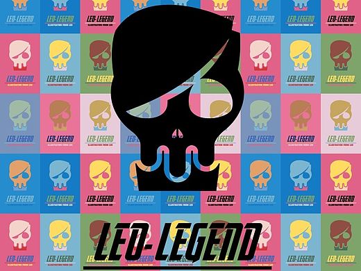 LEO-LEGEND logo平面随性 致敬安迪沃霍尔