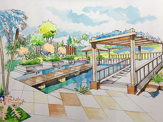 一些手绘和3d效果图