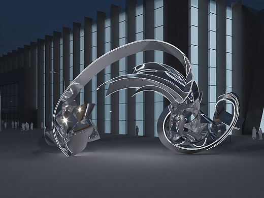 地产美陈-中海雕塑装置（个人主页-ZNjE4NDYzMjQ=） - 其他 - 站酷设计师Lhmmd原创素材 - 站酷ZCOOL