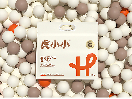虎小小×南风效应｜宠物品牌设计/猫砂包装设计