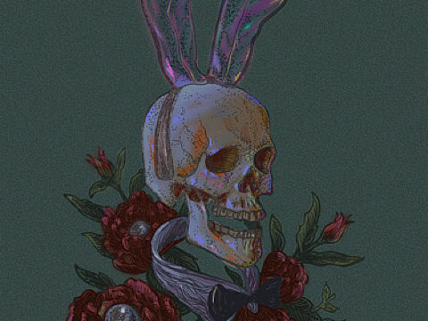 骷髅兔女郎Skeleton Bunny