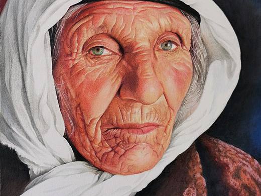 【塔吉克老人二】（個人主頁-ZNDc2NDQwNDA=） - 繪畫 - 站酷設(shè)計(jì)師吳常辛原創(chuàng)素材 - 站酷ZCOOL