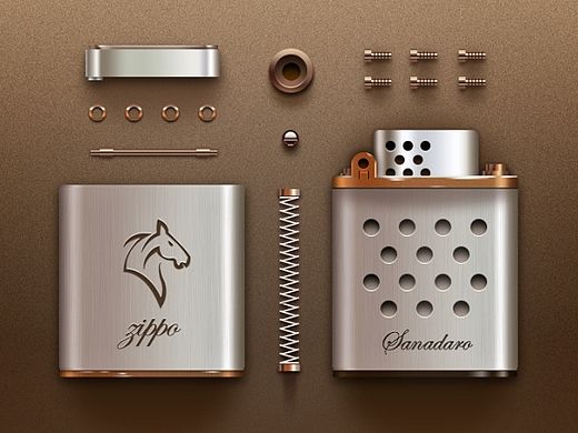 质感打火机练习