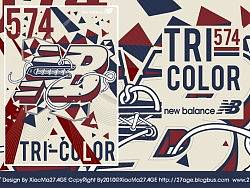 574 TRI COLOR 