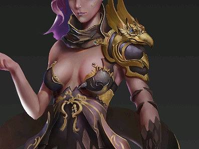 女角色（个人主页-ZMjcyMDk0MDA=） - 游戏原画 - 站酷设计师小熊荣造原创素材 - 站酷ZCOOL