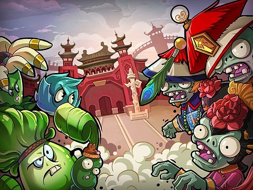 EA—植物大战僵尸Piants vs.Zombies（PVZ）中国风宣传海报设计